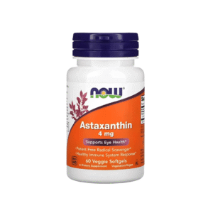 Astaxantina – Now Foods - 4 mg – 60 Cápsulas