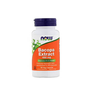 Bacopa Monnieri – Now Foods - 90 Cápsulas – 450 mg