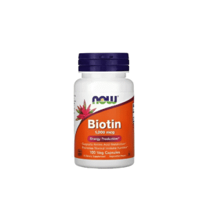 Biotina – Now Foods - 5000mcg – 60 cápsulas