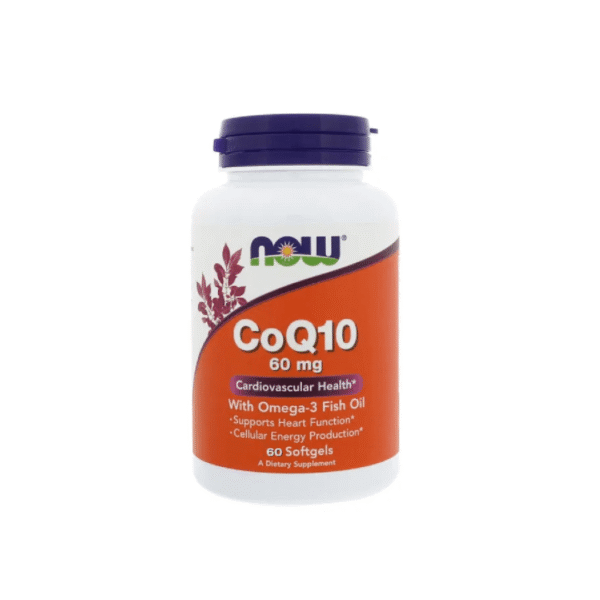 Coenzima Q10 – Now Foods - 60 mg – 60 Softgel
