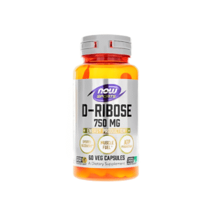D Ribose – Now Foods - 750mg – 60 Cápsulas