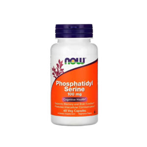 Fosfatidilserina – Now Foods - 100 mg – 60 Cápsulas