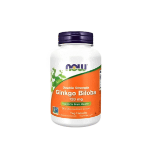 Ginkgo Biloba 120 mg – Now Foods – 50 Capsulas - Double Strenght