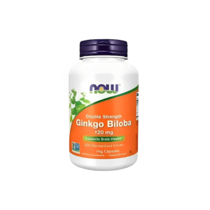 Ginkgo Biloba 120 mg – Now Foods – 50 Capsulas - Double Strenght