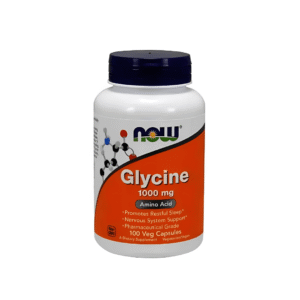 Glicina – Now Foods - 1000mg – 100 Cápsulas