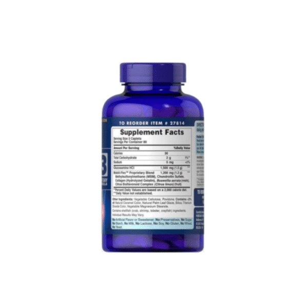 Glucosamina e Condroitina + MSM – Puritans Pride - 60 Tablets - Imagem 2