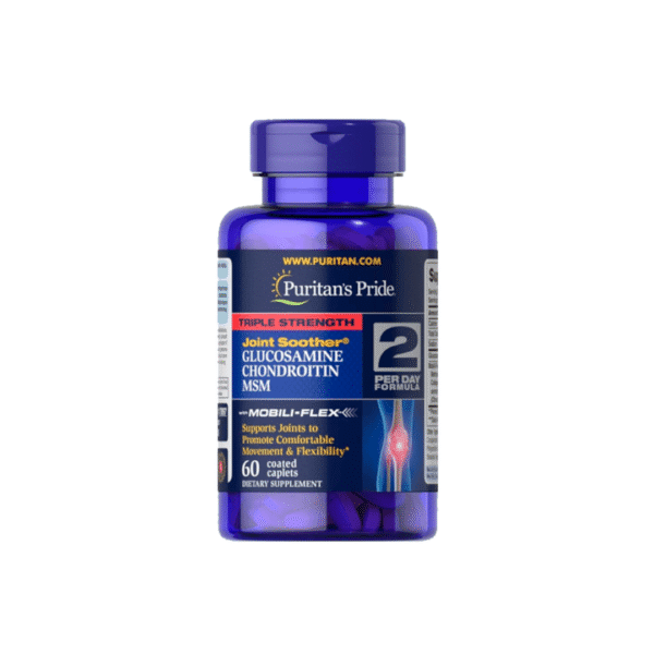 Glucosamina e Condroitina + MSM – Puritans Pride - 60 Tablets
