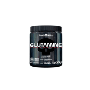 L-Glutamina – Black Skull - 300gr – 60 Porções