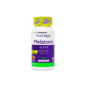 Melatonina 5mg – Natrol – Sabor Morango - 90 tabletes