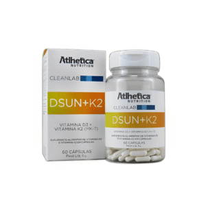 Vitamina D3 + K2 – Atlhetica Nutrition - 60 Cápsulas