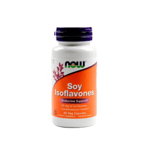 Isoflavona de Soja – Now Foods - 60mg – 60 Cápsulas