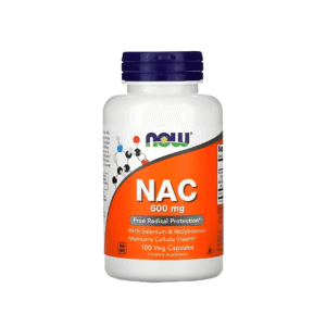 NAC – N Acetilcisteina – Now Foods - 100 Cápsulas – 600 mg