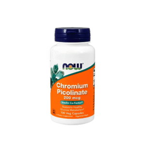 Picolinato de Cromo – Now Foods - 200mg – 100 Cápsulas