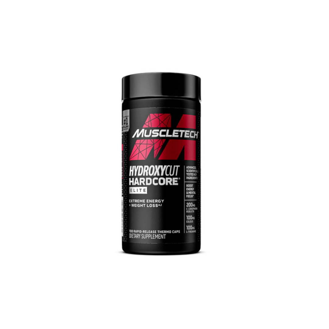 Hydroxycut Hardcore Elite – Muscletech - 100 Cápsulas - IMPORTADO – NOVA FÓRMULA