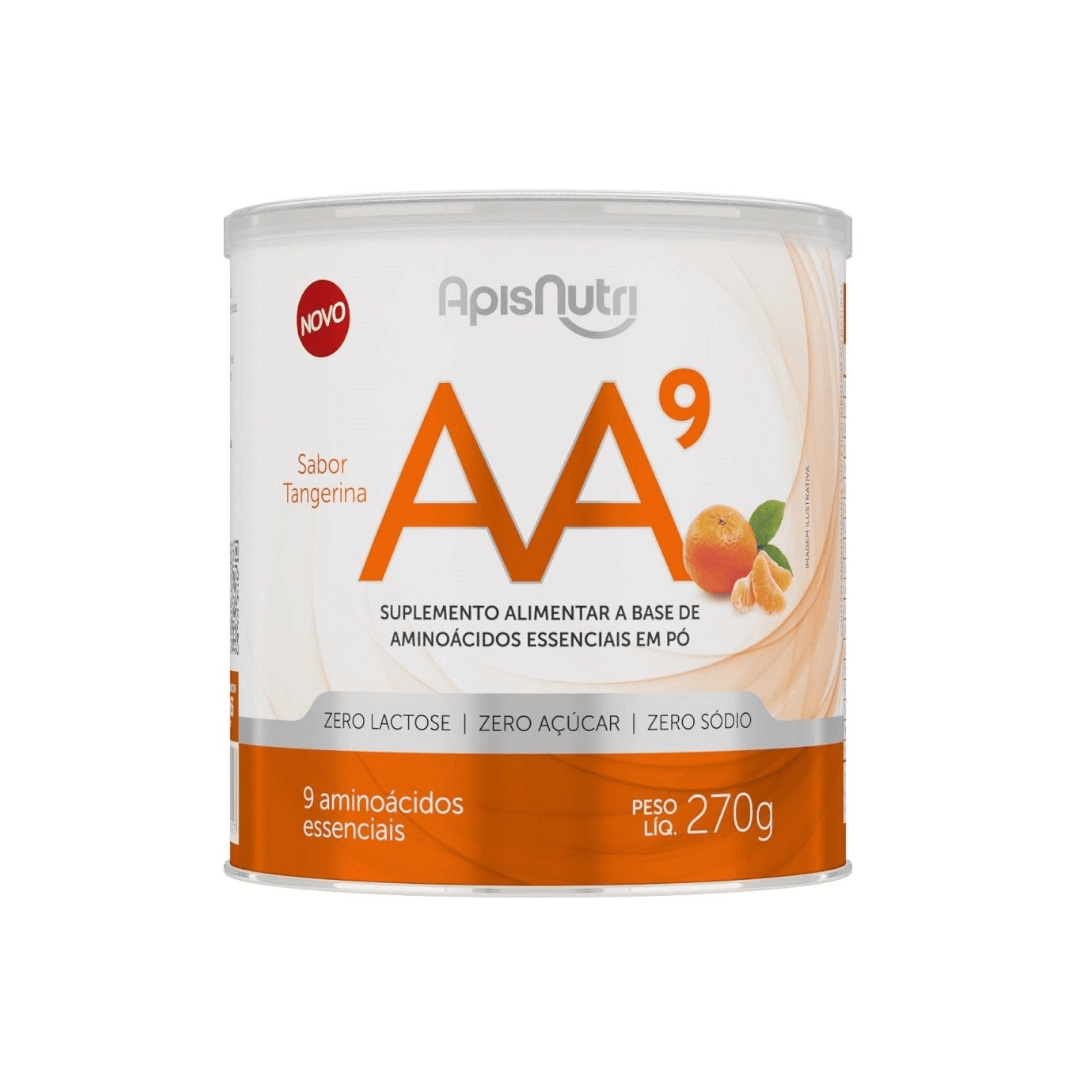AA9 Aminoácidos Essenciais (270g) - Tangerina - Apisnutri